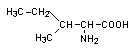 Полуструктурная формула изолейцина показана ниже:
